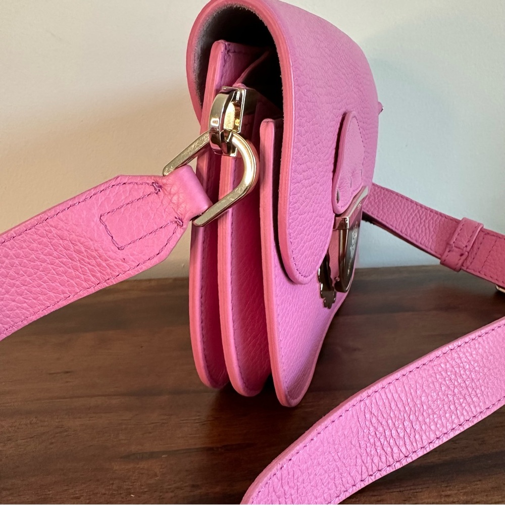 Furla Pink Leather Crossbody Bag. - Picture 5 of 12